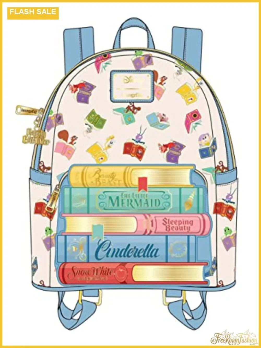 Loungefly Disney Princess Mini Backpack Faux Leather Collectible Bag